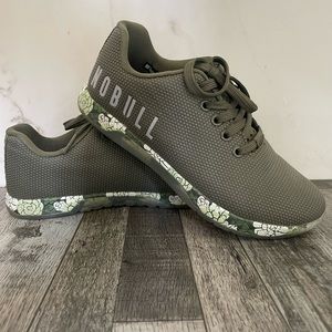 Nobull Green Floral Trainers